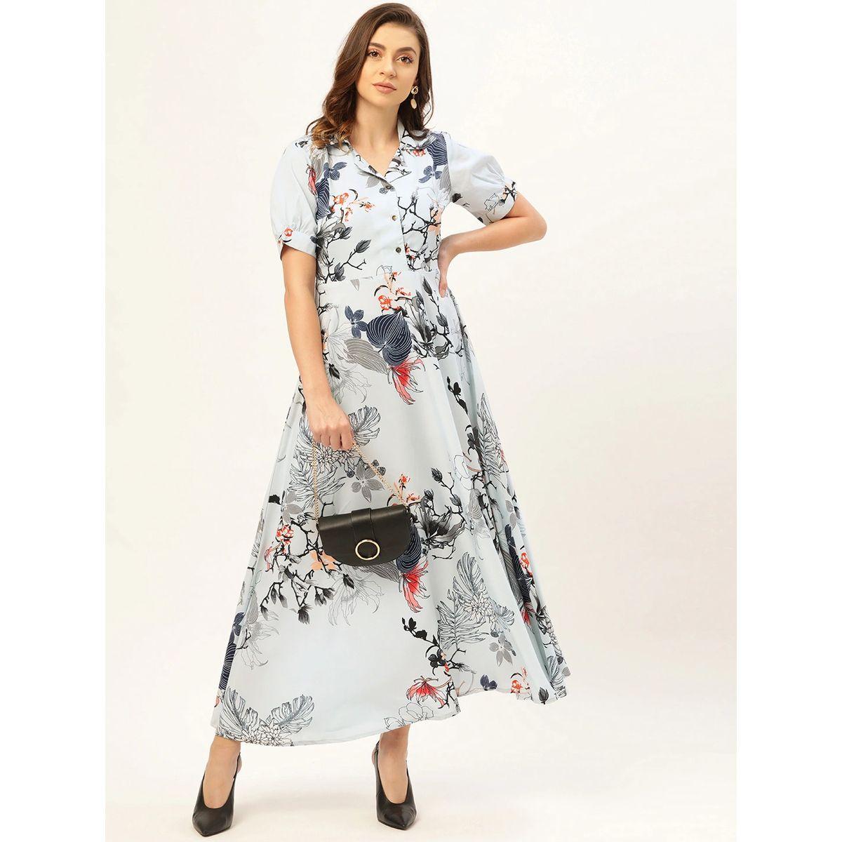 U&F X Styli  Floral Print  A-Line Maxi Dress-women-clothing-dresses-image-3