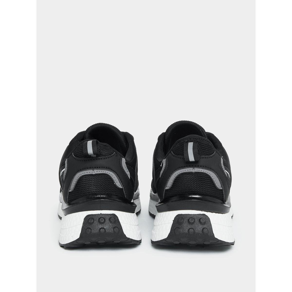 Styli Lace Up Printed Panel Sneakers-women-shoes-sneakers-image-4