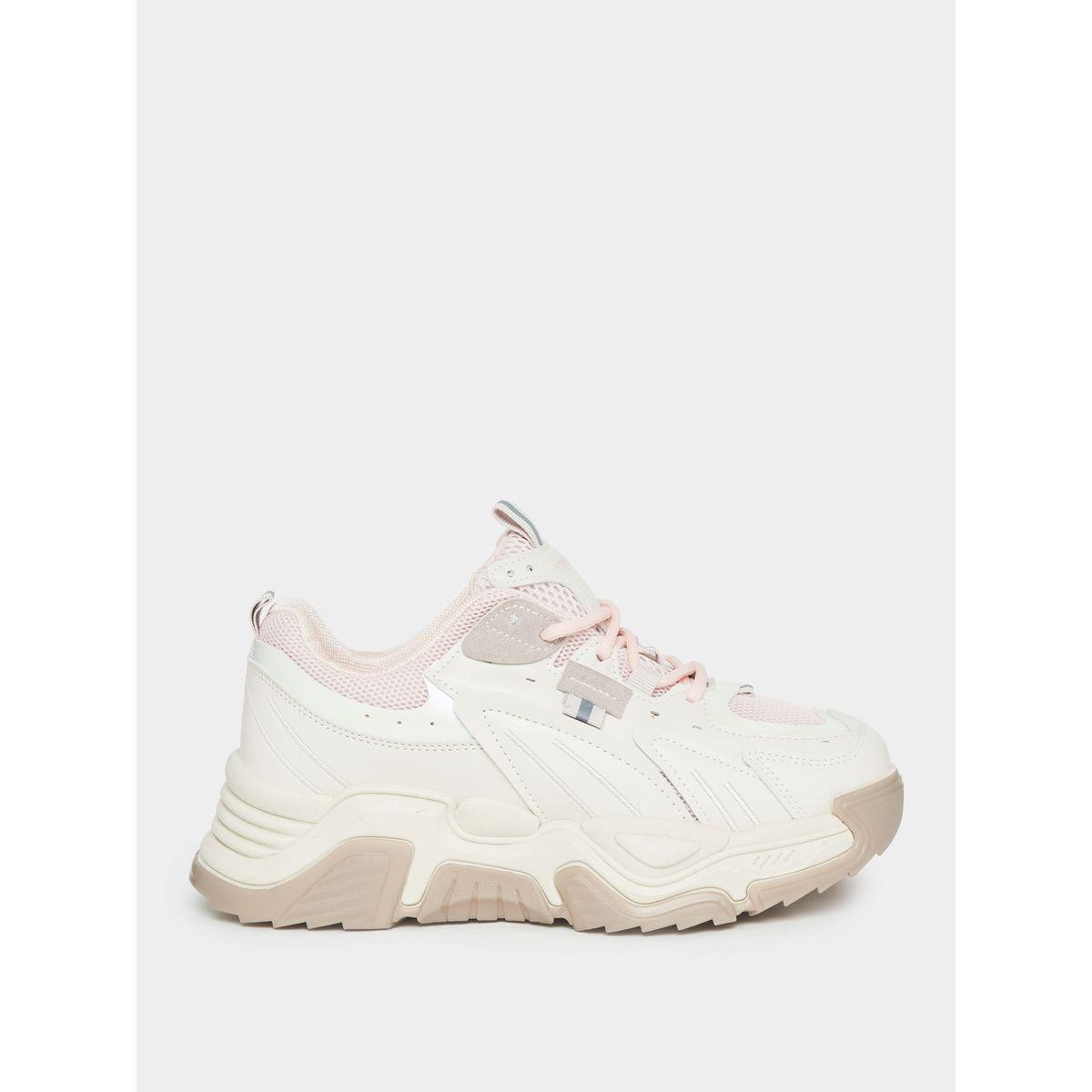 Styli Textured Chunky Platform Sneakers-women-shoes-sneakers-image-3