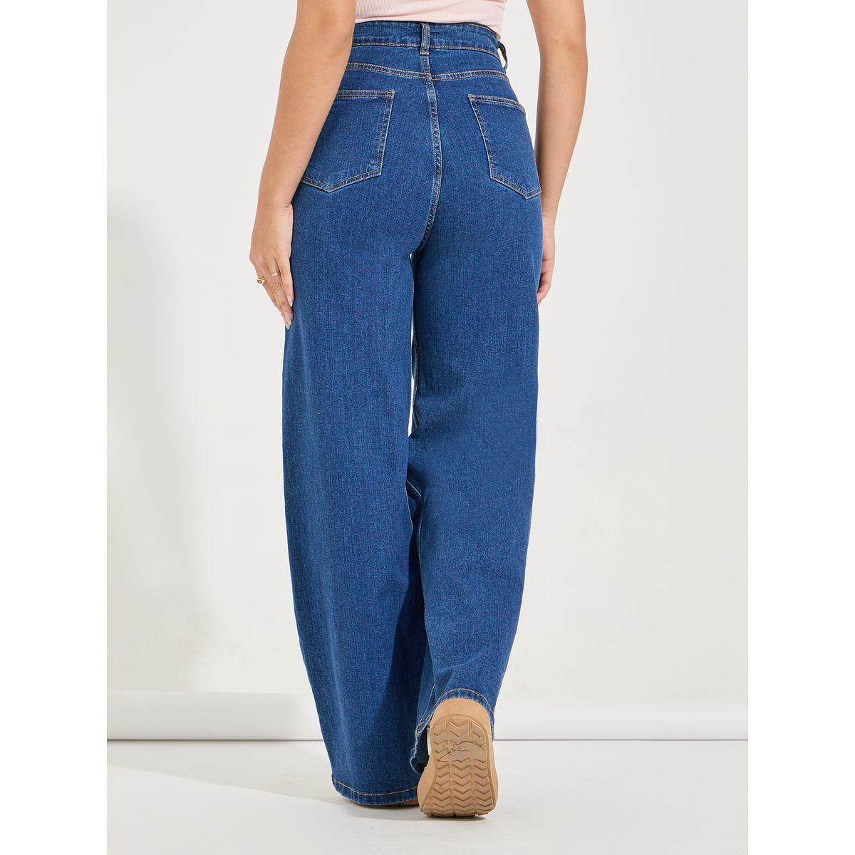جينز بقصة ارجل واسعة مع خصر عالي-women-clothing-bottoms-jeans-image-4
