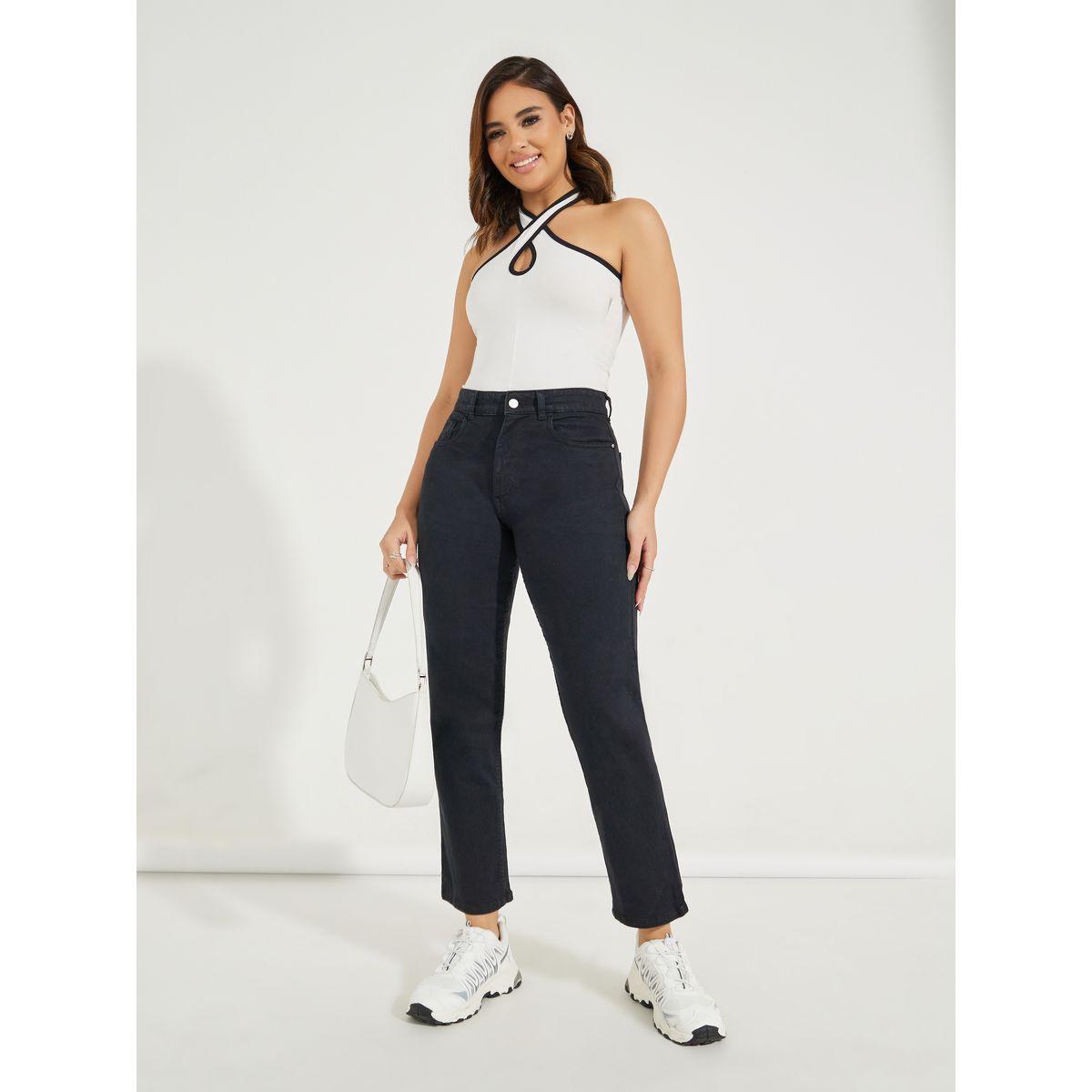 Styli Basic Mom Fit Cropped Jeans-women-clothing-bottoms-jeans-image-1