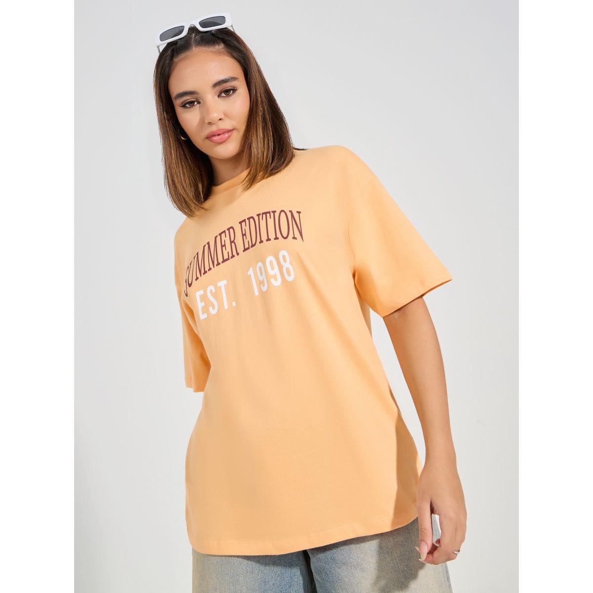 Styli Oversized Summer Edition Print Dropped Shoulder T-Shirt-women-clothing-tshirts-image-3