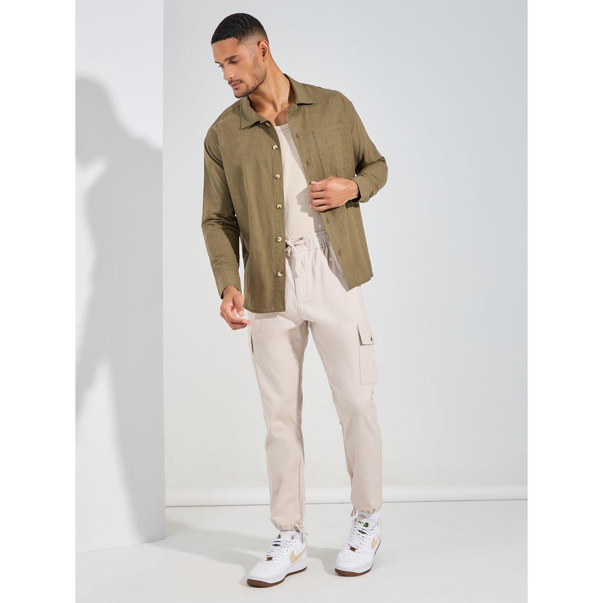 Styli Cotton Long Sleeves Resort Collar Shirt-men-clothing-shirts-image-2