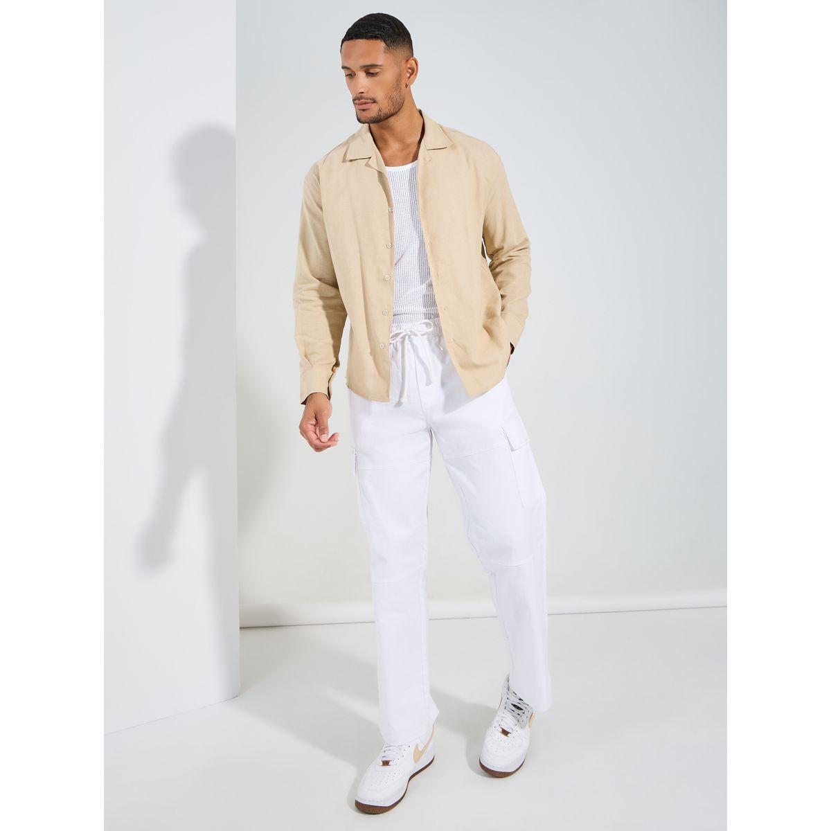 Styli Cotton Long Sleeves Resort Collar Shirt-men-clothing-shirts-image-2