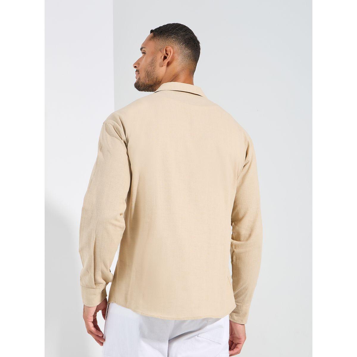 Styli Cotton Long Sleeves Resort Collar Shirt-men-clothing-shirts-image-5