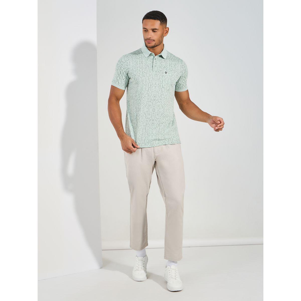 تيشيرت بياقة بولو مطبع بالكامل فورت كولينز × ستايلي-men-clothing-tshirtsandpolos-tshirts-image-2
