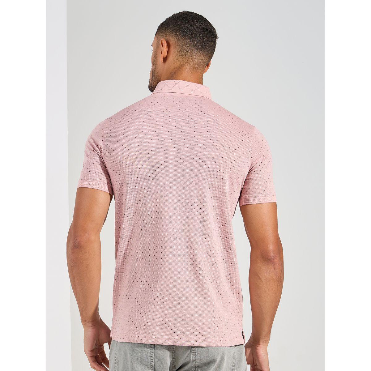 Fort Collins X Styli  Dot Print Regular Fit Polo-men-clothing-tshirtsandpolos-tshirts-image-4