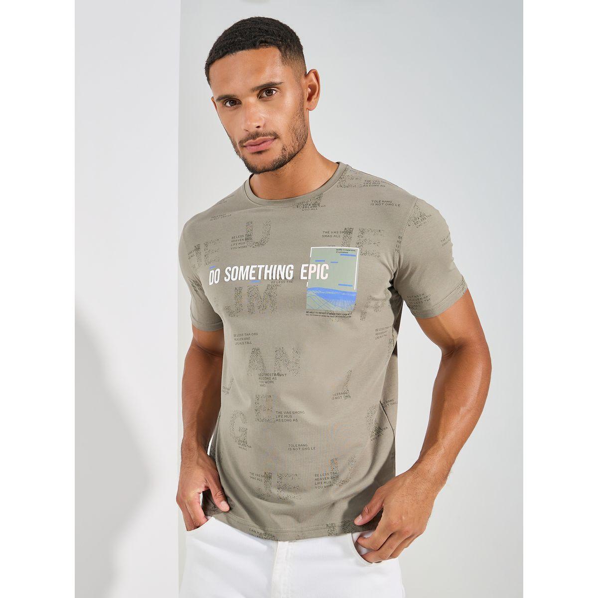 Fort Collins X Styli  Graphic Placement Print Crew Neck T-Shirt-men-clothing-tshirtsandpolos-tshirts-image-1