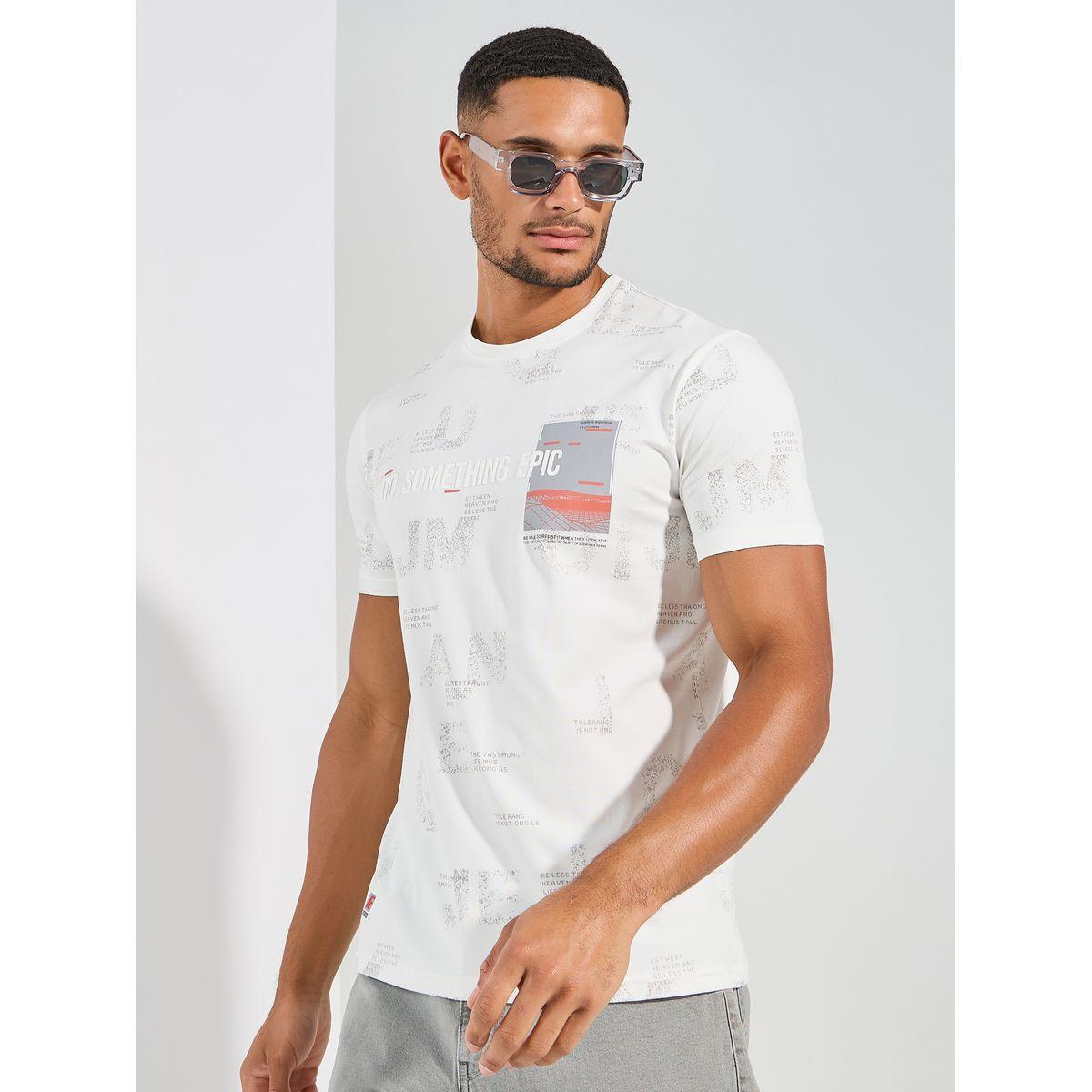 Fort Collins X Styli  Graphic Print Crew Neck T-Shirt-men-clothing-tshirtsandpolos-tshirts-image-1