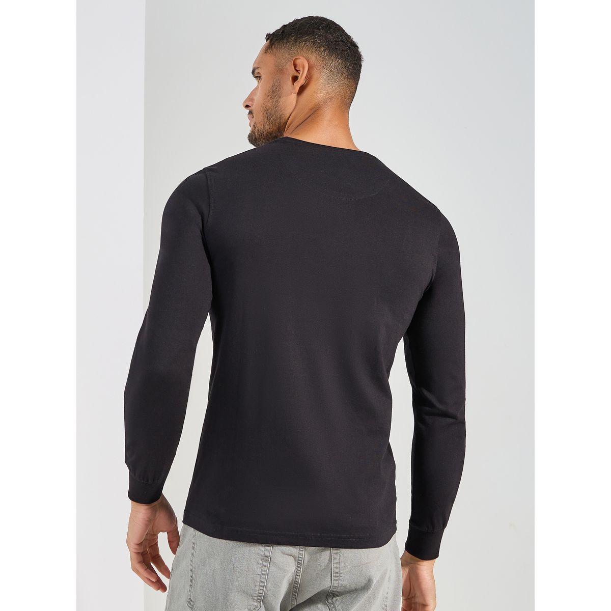 تيشيرت مطبع بشعار مع اكمام طويلة فورت كولينز × ستايلي-men-clothing-tshirtsandpolos-tshirts-image-6