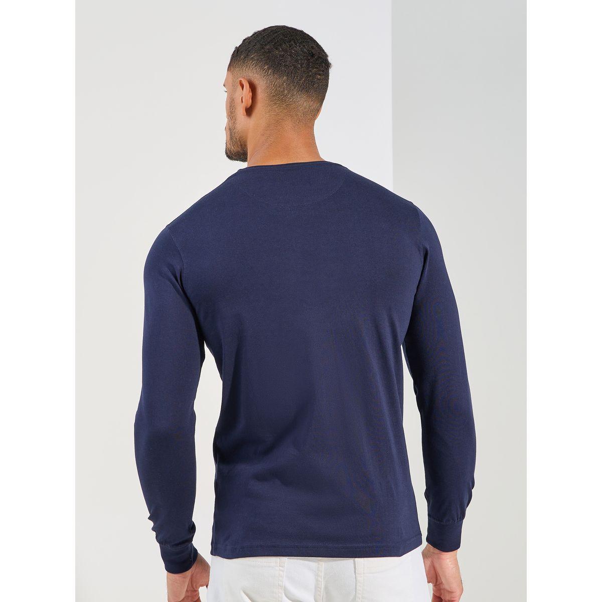 تيشيرت مطبع بشعار مع اكمام طويلة فورت كولينز × ستايلي-men-clothing-tshirtsandpolos-tshirts-image-4