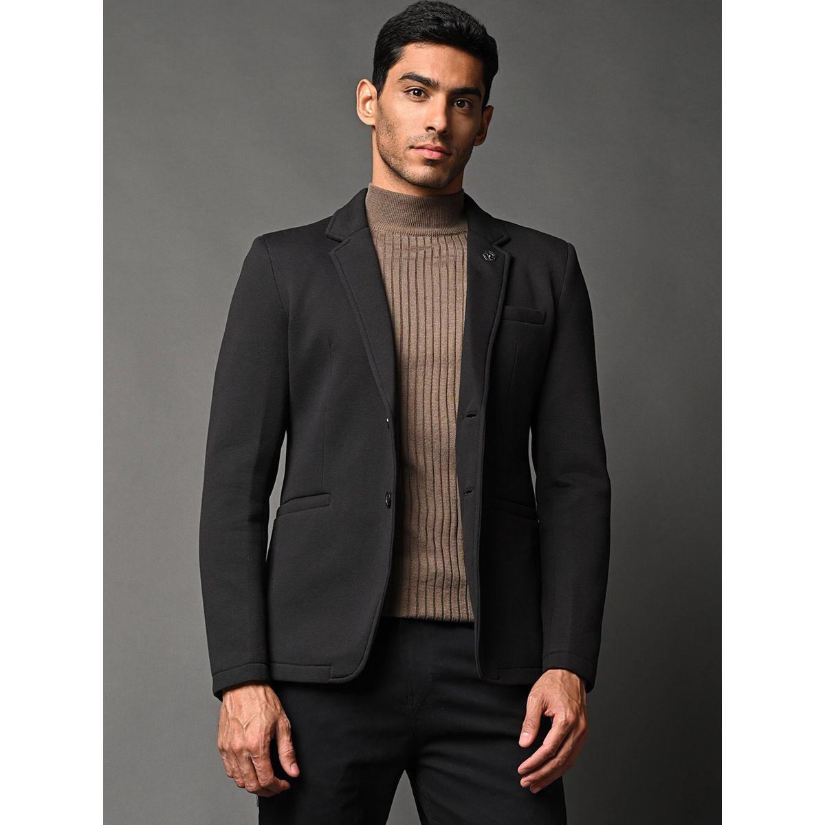 Fort Collins X Styli  Notch Lapel Single Breasted Blazer with Button Cuff-men-winterwear-jacketsandblazers-image-1