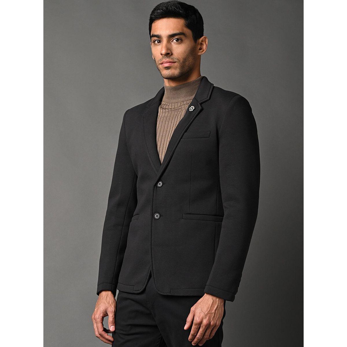 Fort Collins X Styli  Notch Lapel Single Breasted Blazer with Button Cuff-men-winterwear-jacketsandblazers-image-2