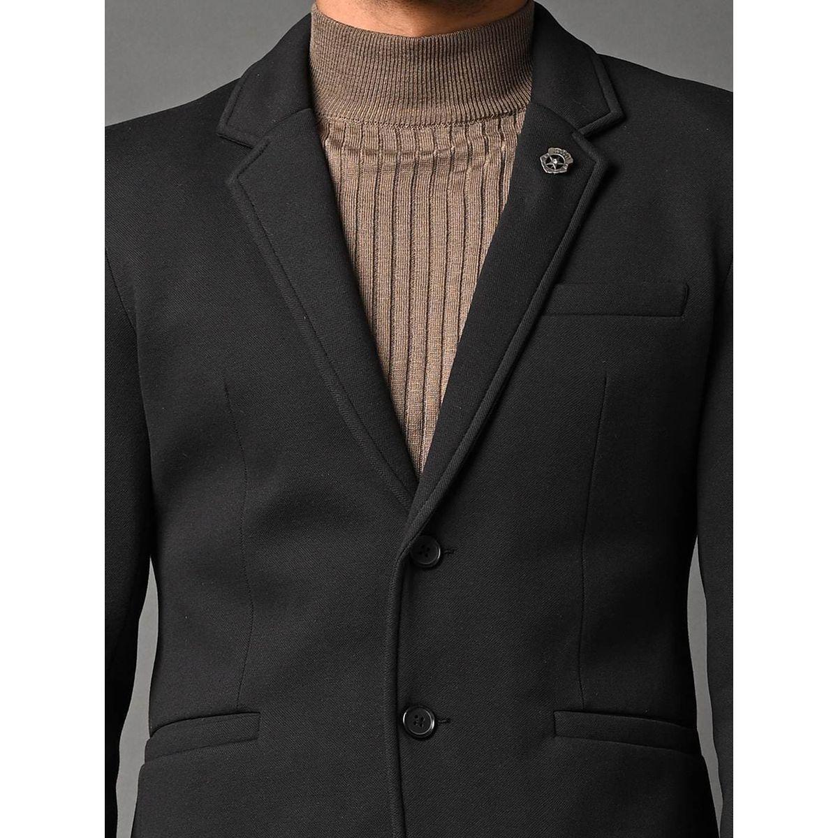 بليزر بصف ازرار واحد وياقة بشق فورت كولينز × ستايلي-men-winterwear-jacketsandblazers-image-4