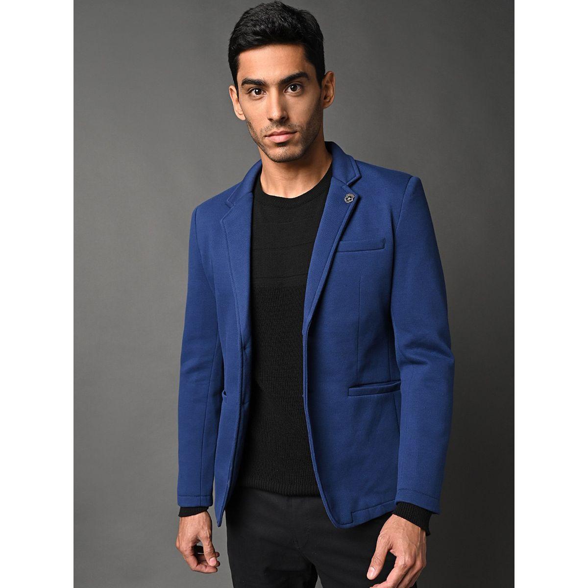 Fort Collins X Styli  Notch Lapel Single Breasted Blazer with Button Cuff-men-winterwear-jacketsandblazers-image-1