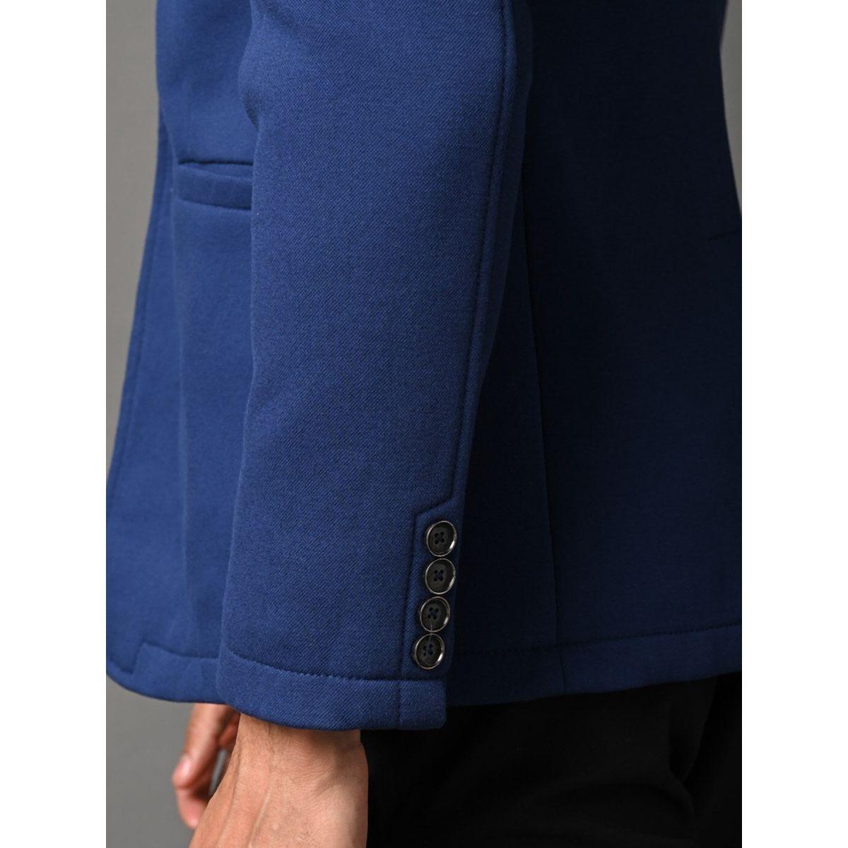 Fort Collins X Styli  Notch Lapel Single Breasted Blazer with Button Cuff-men-winterwear-jacketsandblazers-image-5