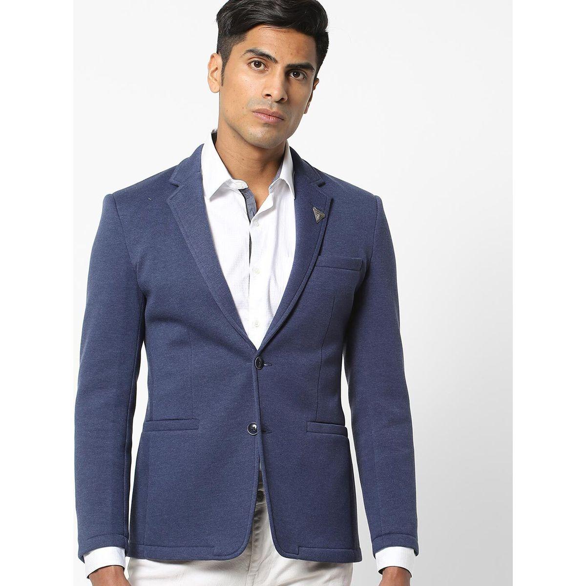 Fort Collins X Styli  Notch Lapel Single Breasted Blazer with Button Cuff-men-winterwear-jacketsandblazers-image-1