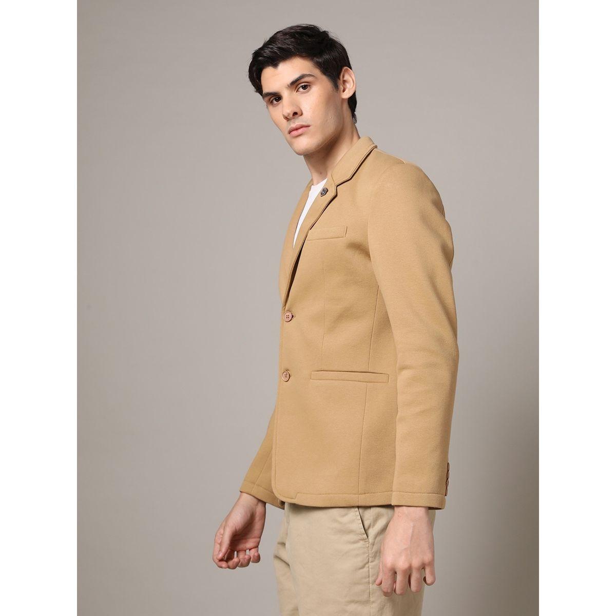 Fort Collins X Styli  Notch Lapel Single Breasted Blazer with Button Cuff-men-winterwear-jacketsandblazers-image-2