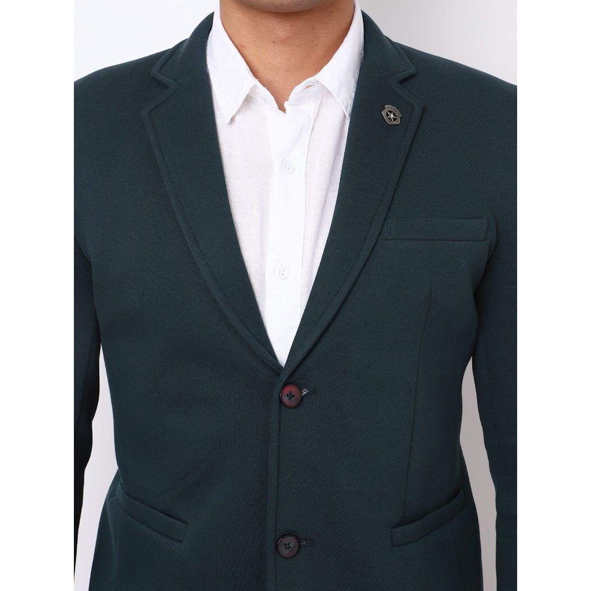 Fort Collins X Styli  Notch Lapel Single Breasted Blazer with Button Cuff-men-winterwear-jacketsandblazers-image-4