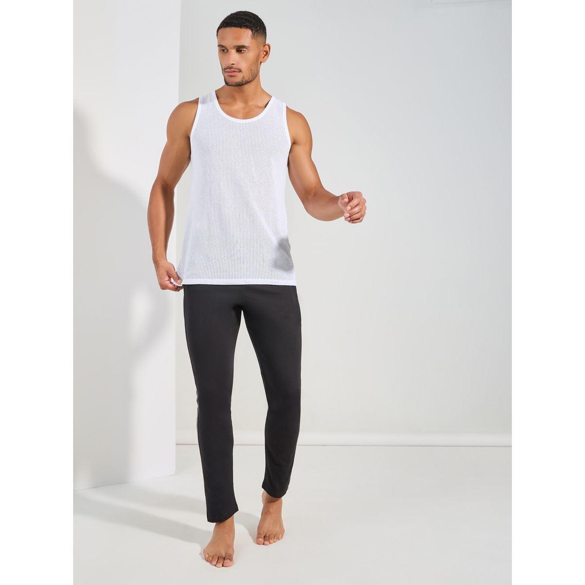 Fort Collins X Styli  Basic Lounge Joggers with Piping Detail-men-clothing-nightwear-pyjamaandshorts-image-2
