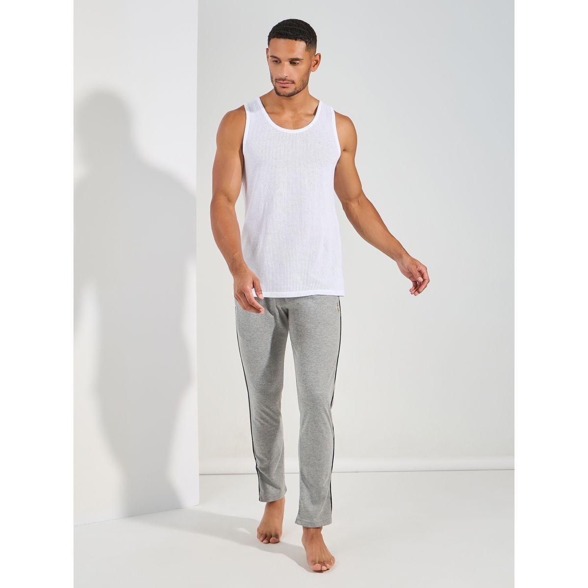 Fort Collins X Styli  Basic Lounge Joggers with Piping Detail-men-clothing-nightwear-pyjamaandshorts-image-2