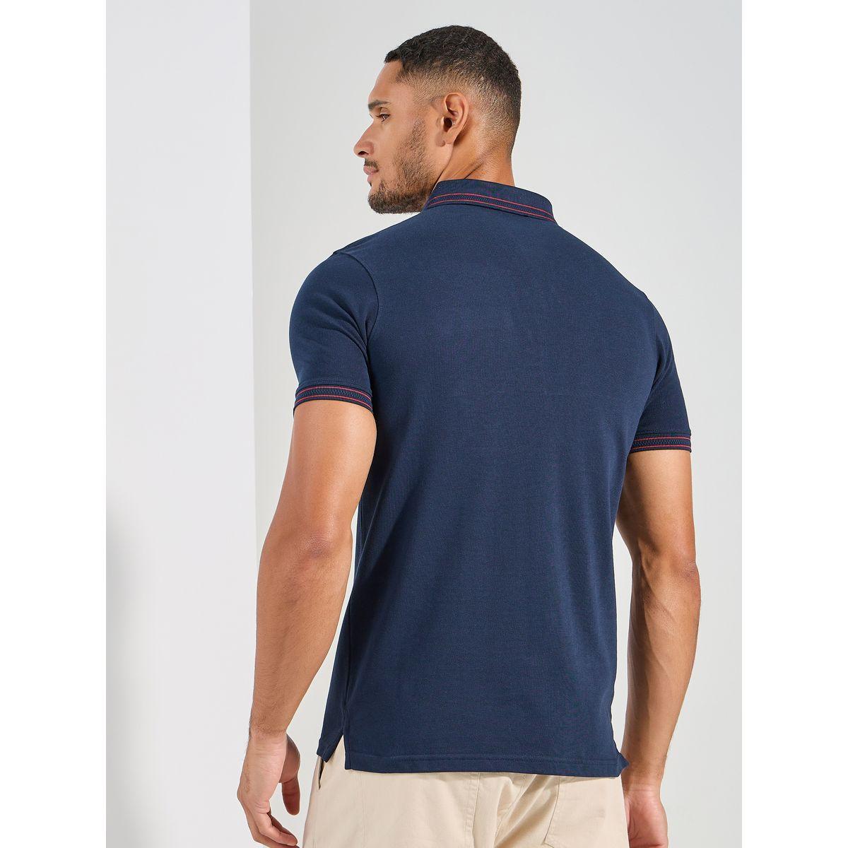 Fort Collins X Styli  Basic Pique Polo with Pocket & Tipping Detail-men-clothing-tshirtsandpolos-tshirts-image-4