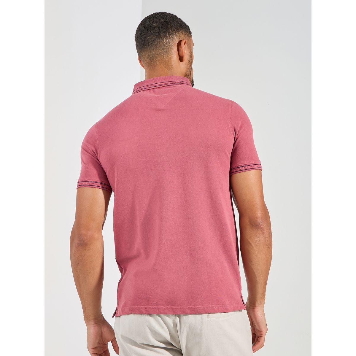 Fort Collins X Styli  Basic Pique Polo with Pocket & Tipping Detail-men-clothing-tshirtsandpolos-tshirts-image-4