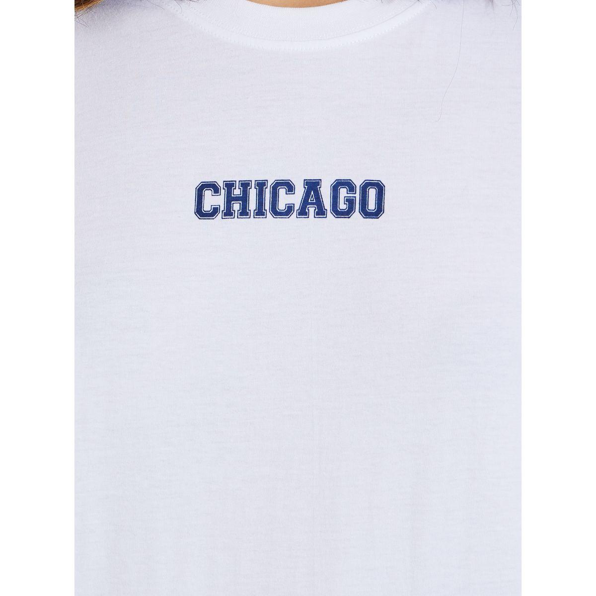 تيشيرت فضفاض مطبع بكتابة مع أكتاف منخفضة-women-clothing-tshirts-image-4