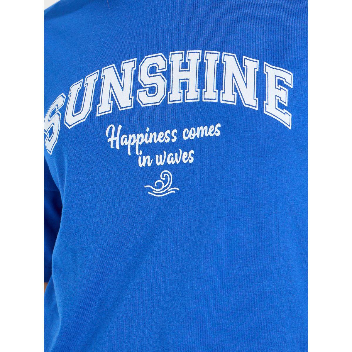 تيشيرت فضفاض مطبع بكتابة مع اكتاف منخفضة-women-clothing-tshirts-image-4