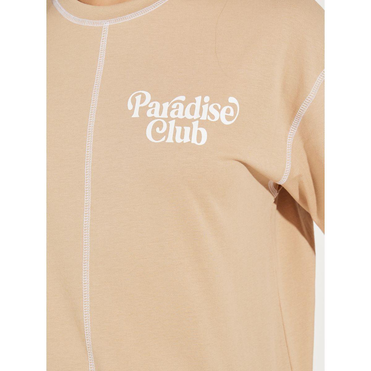 تيشيرت فضفاض بطبعة جرافيك مع درزات-women-clothing-tshirts-image-4