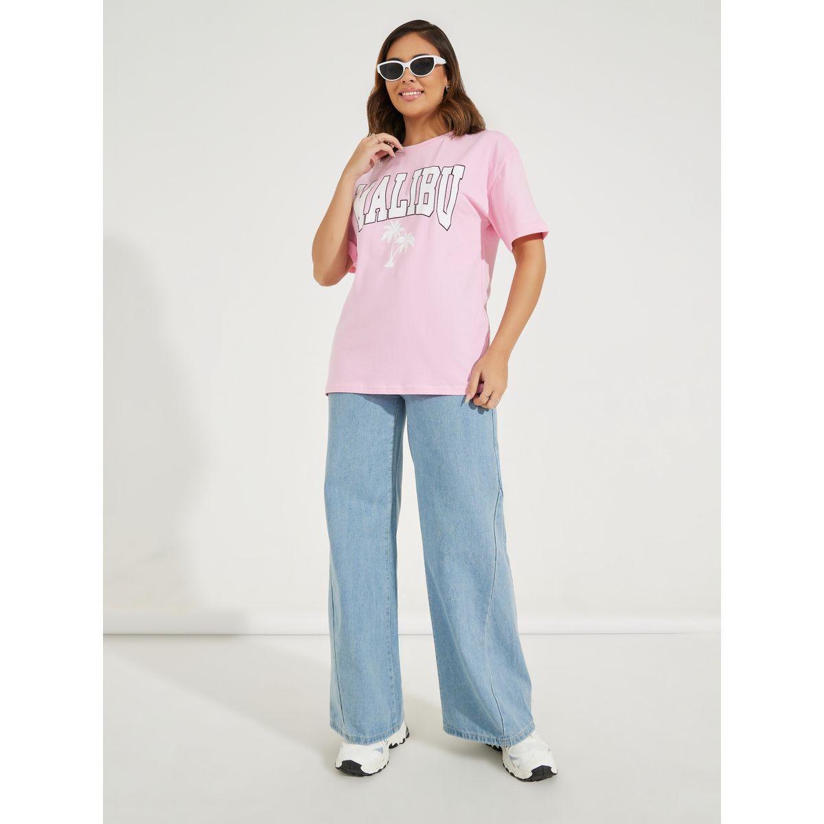 Styli Oversized Malibu Graphic Short Sleeve T-Shirt-women-clothing-tshirts-image-4