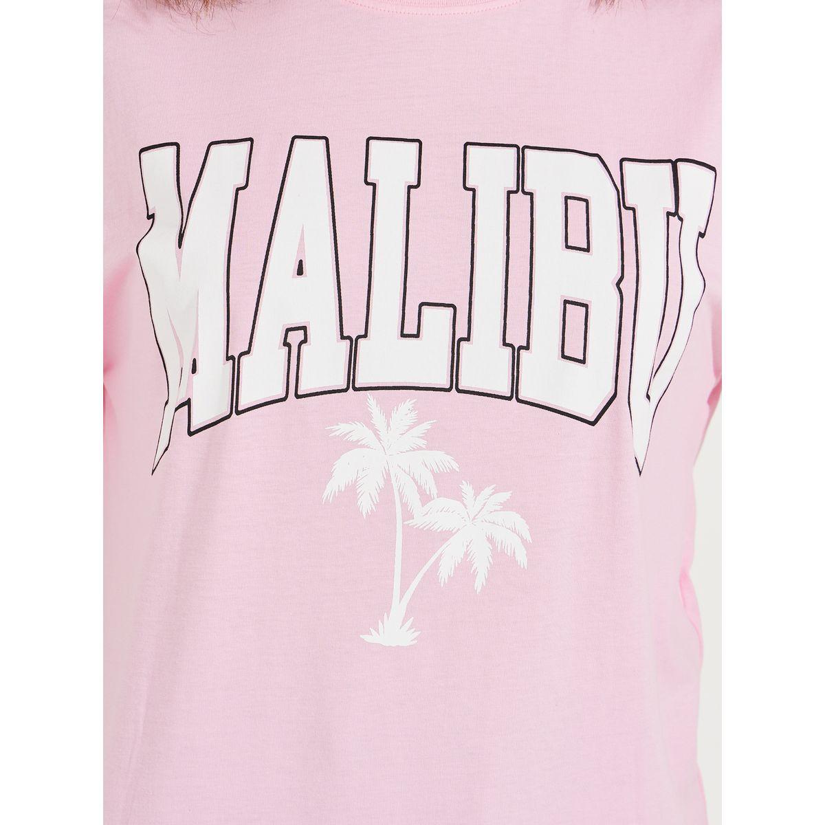 تيشيرت فضفاض بطبعة جرافيك واكمام قصيرة-women-clothing-tshirts-image-6