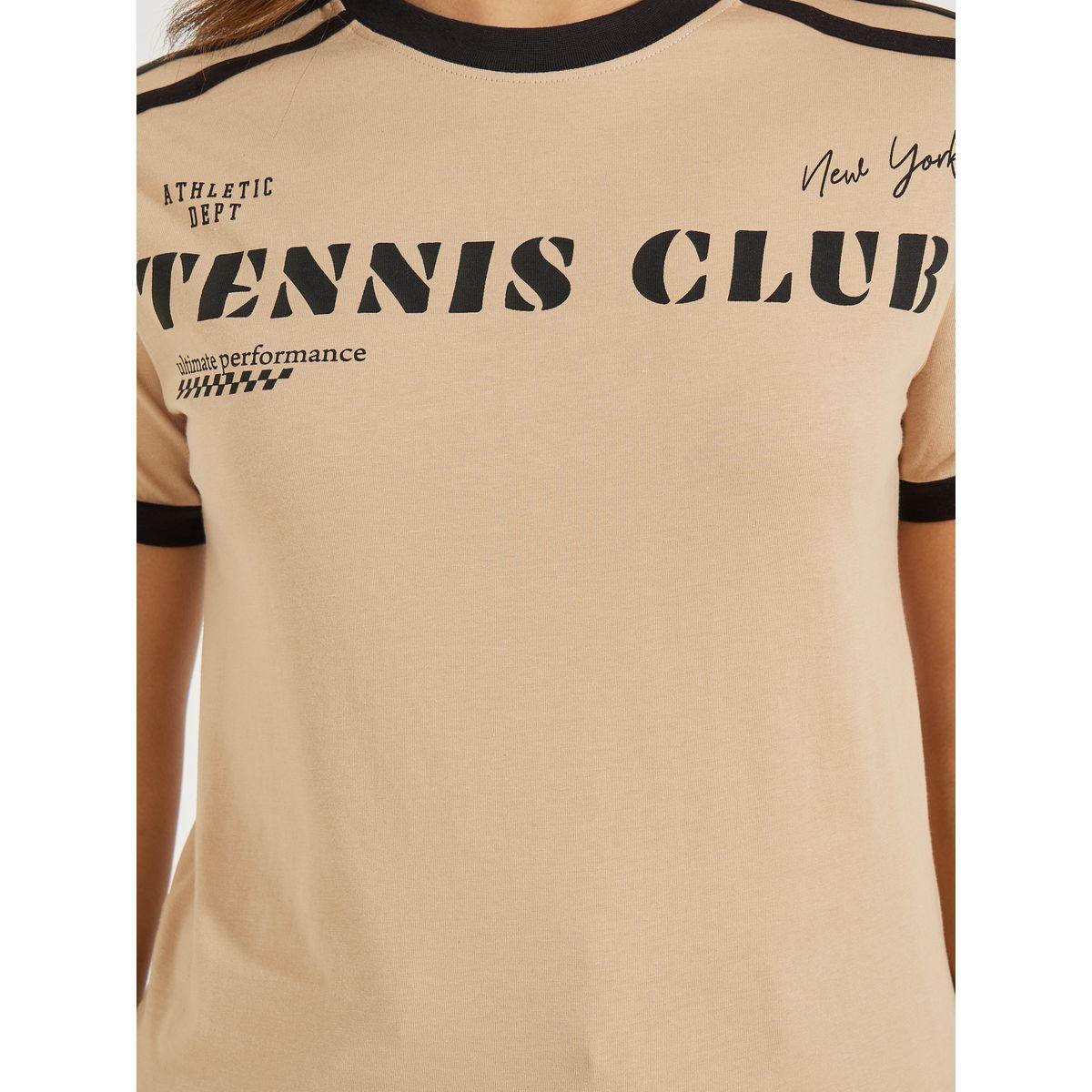 تيشيرت مطبع بكتابة وقصة مريحة-women-clothing-tshirts-image-4