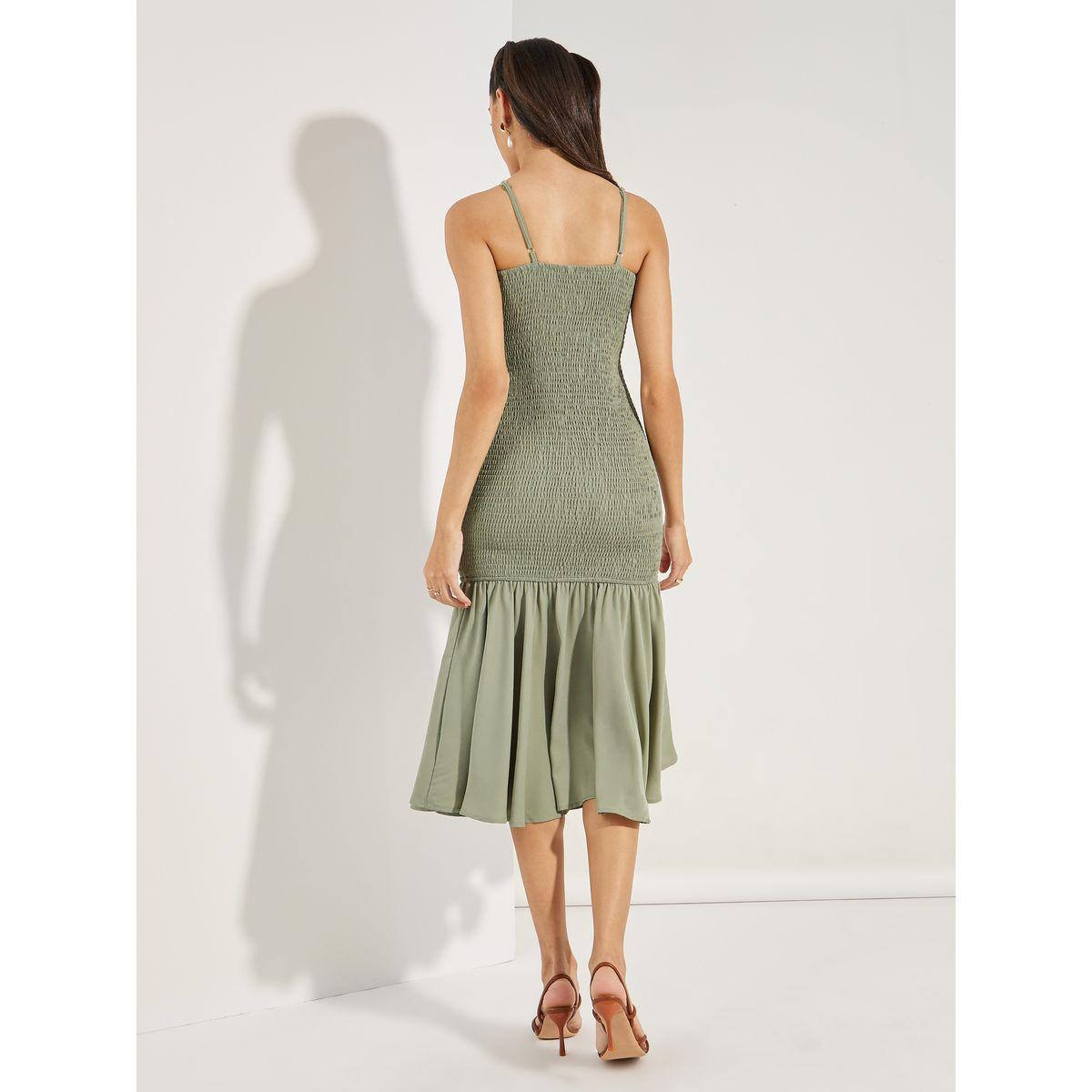 Styli Strappy Mermaid Hem Midi Dress with Bolero Set-women-clothing-dresses-image-5