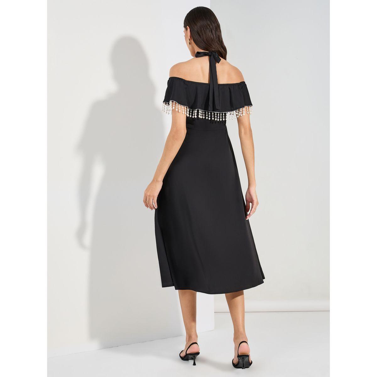 Styli Halter Cold Shoulder Embellished Midi Dress-women-clothing-dresses-image-4