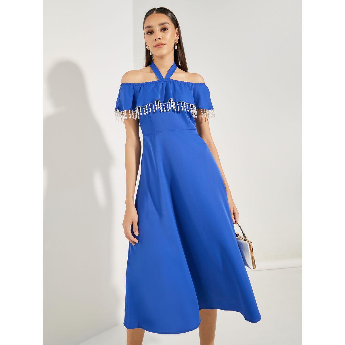 Styli Off Shoulder Neck Embellished Midi Dress-women-clothing-dresses-image-2