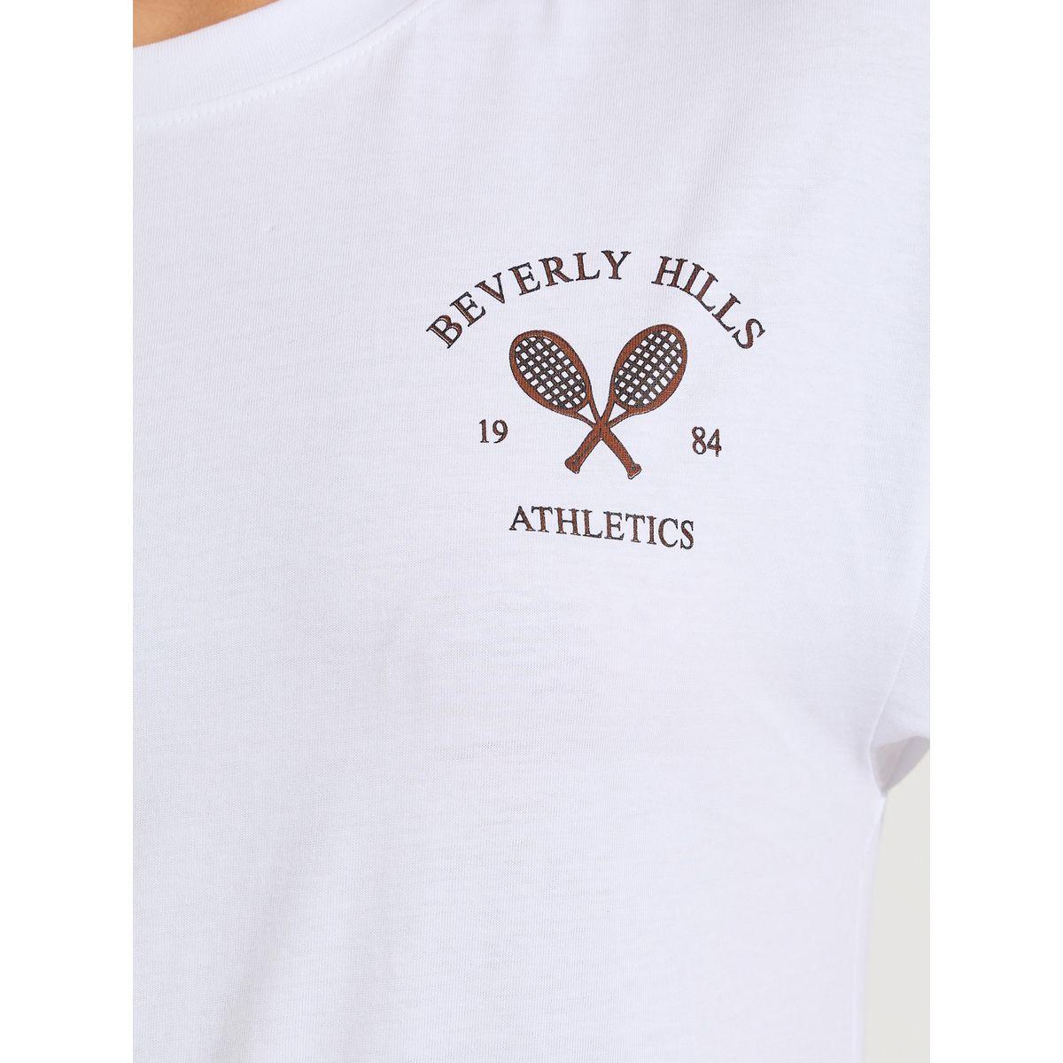 Styli Oversized Beverly Hills Graphic T-Shirt with Dropped Shoulder-women-clothing-tshirts-image-4