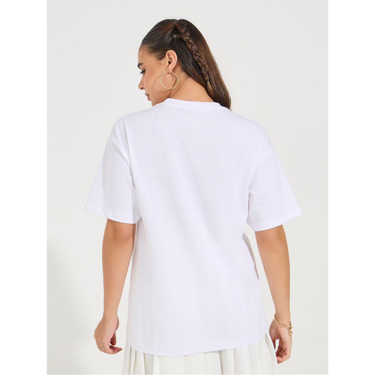 تيشيرت فضفاض بطبعة جرافيك واكتاف منخفضة-women-clothing-tshirts-image-5