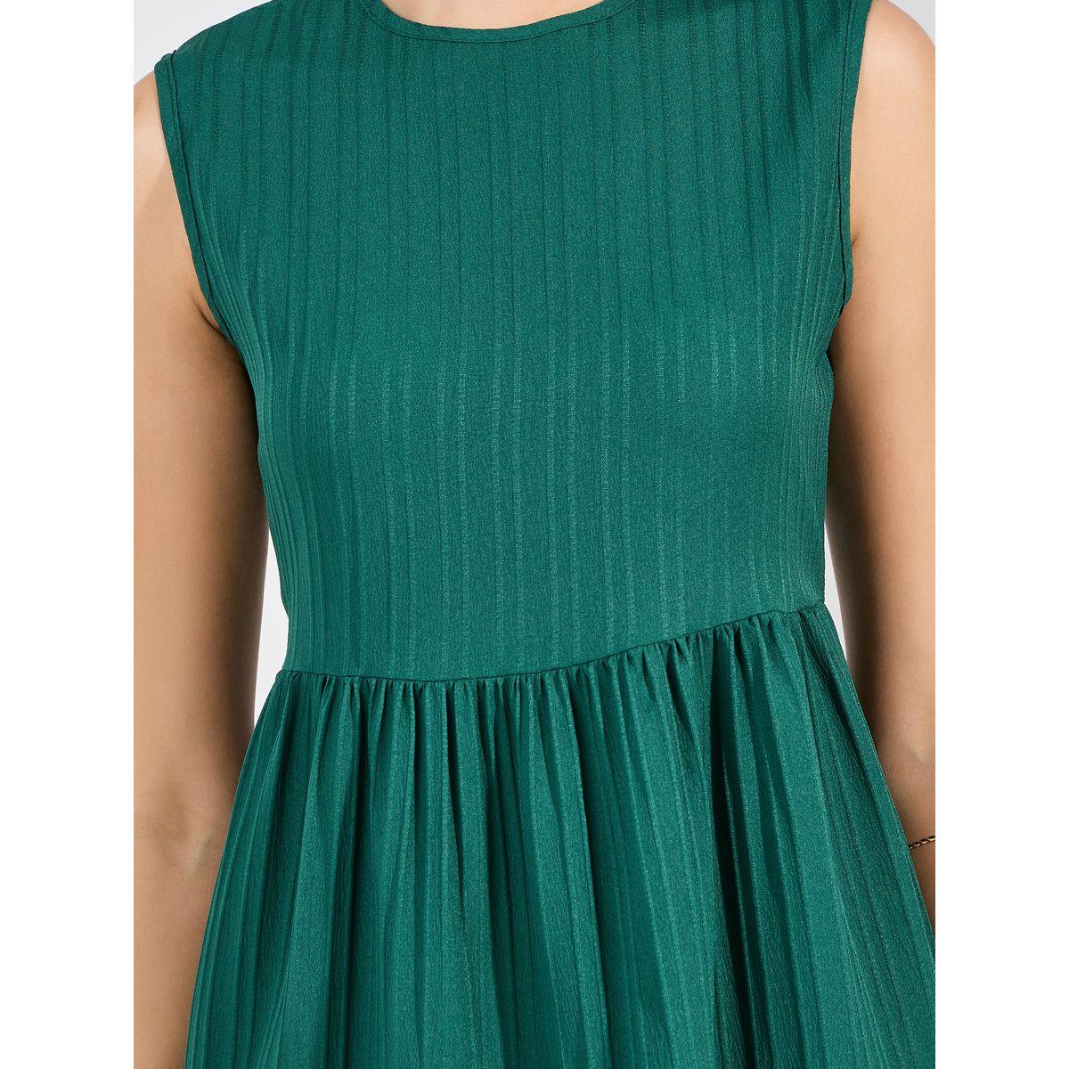 فستان ميدي بلا اكمام وتصميم خاص مع كسرات-women-clothing-dresses-image-3