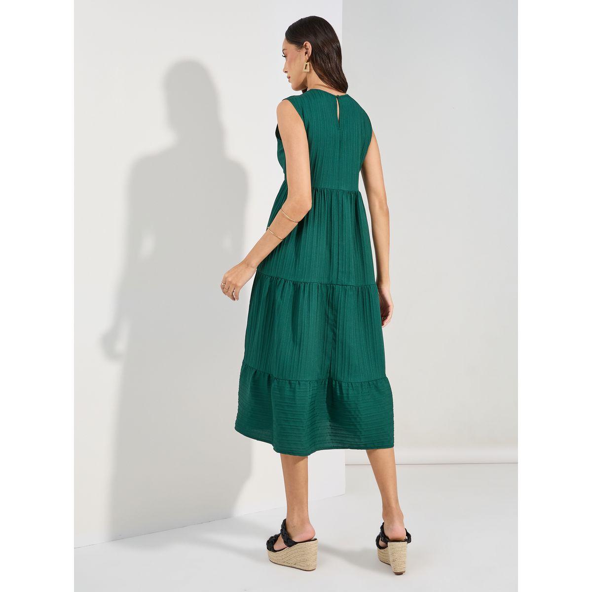 Styli Self Design Sleeveless Tiered Midi Dress-women-clothing-dresses-image-4