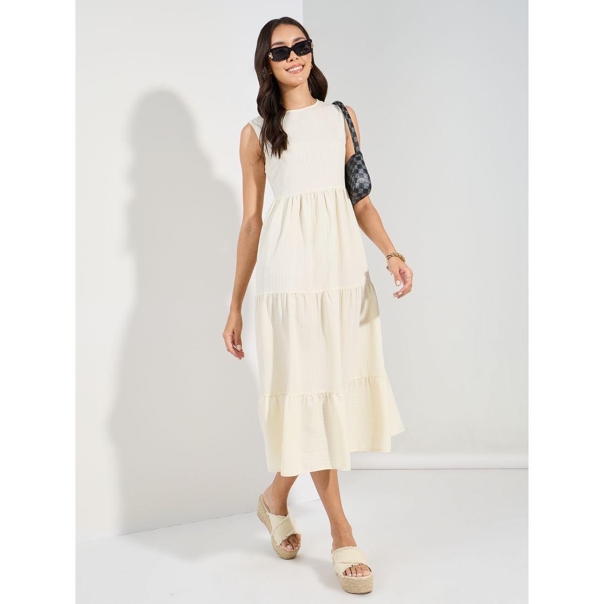 فستان ميدي بلا اكمام مع كسرات-women-clothing-dresses-image-1