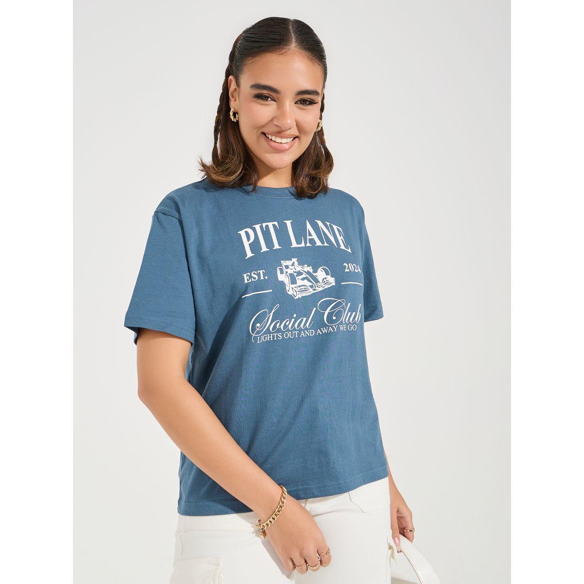 تيشيرت بطبعة جرافيك مع اكتاف منخفضة-women-clothing-tshirts-image-3