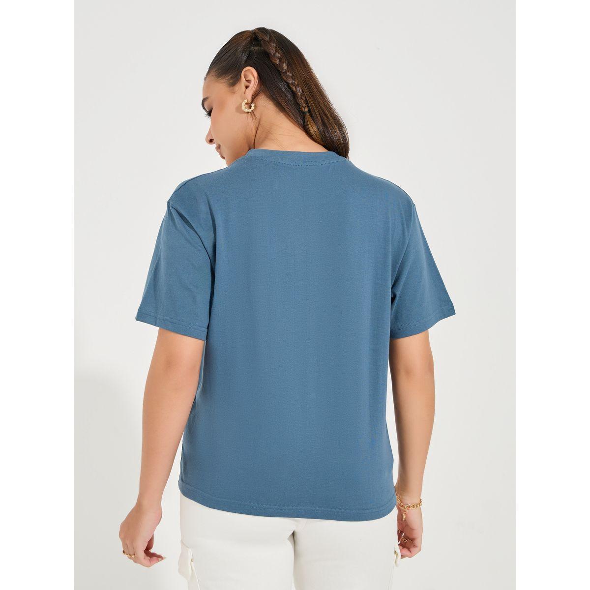 تيشيرت بطبعة جرافيك مع اكتاف منخفضة-women-clothing-tshirts-image-5