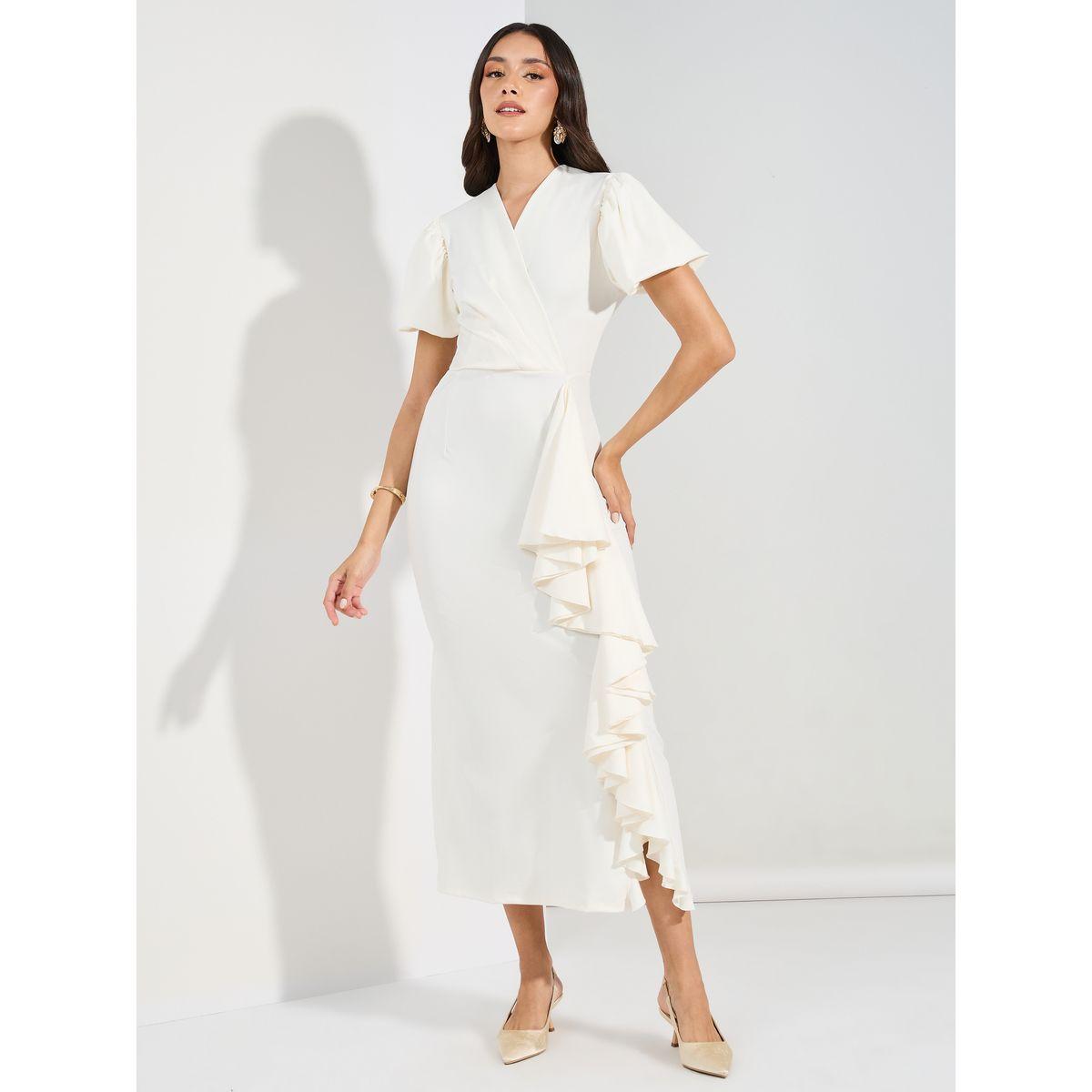 Styli Wrap Front Ruffled Maxi Dress-women-clothing-dresses-image-1