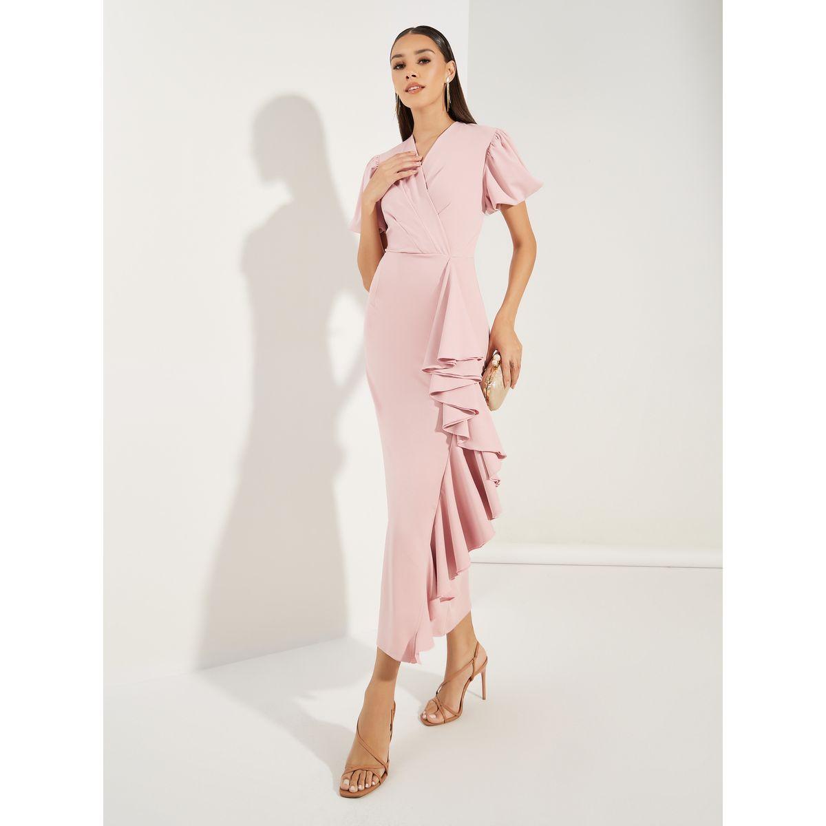 Styli Wrap Front Ruffled Maxi Dress-women-clothing-dresses-image-1
