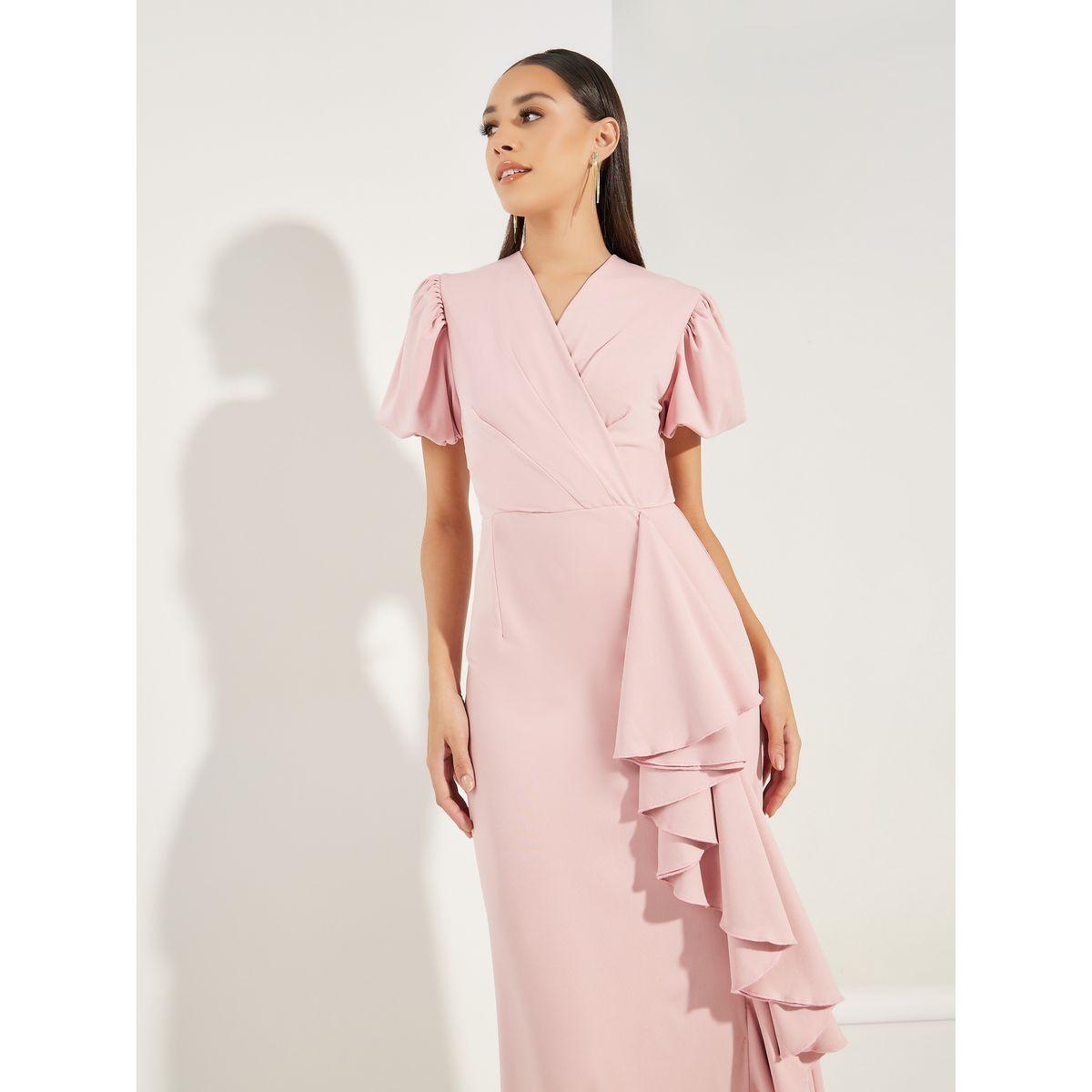Styli Wrap Front Ruffled Maxi Dress-women-clothing-dresses-image-2