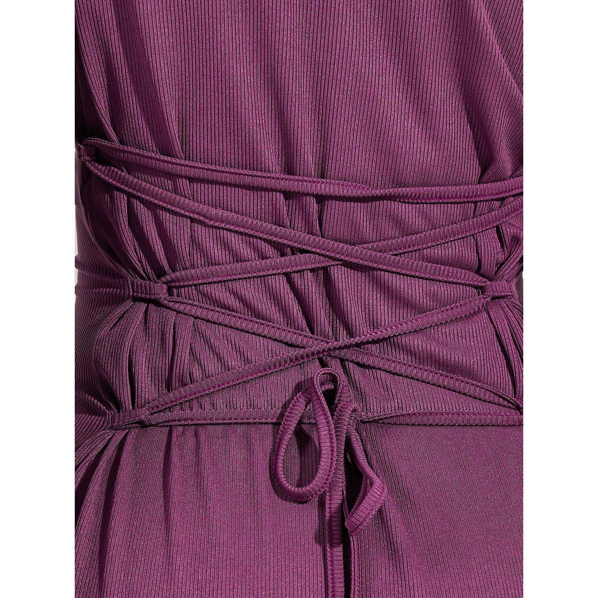 Styli Self Design Long Sleeves A-line Midi Dress-women-clothing-dresses-image-5