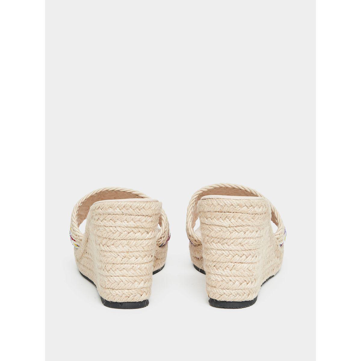 Styli Weave Strap Wedge Sandals-women-shoes-heels-image-4