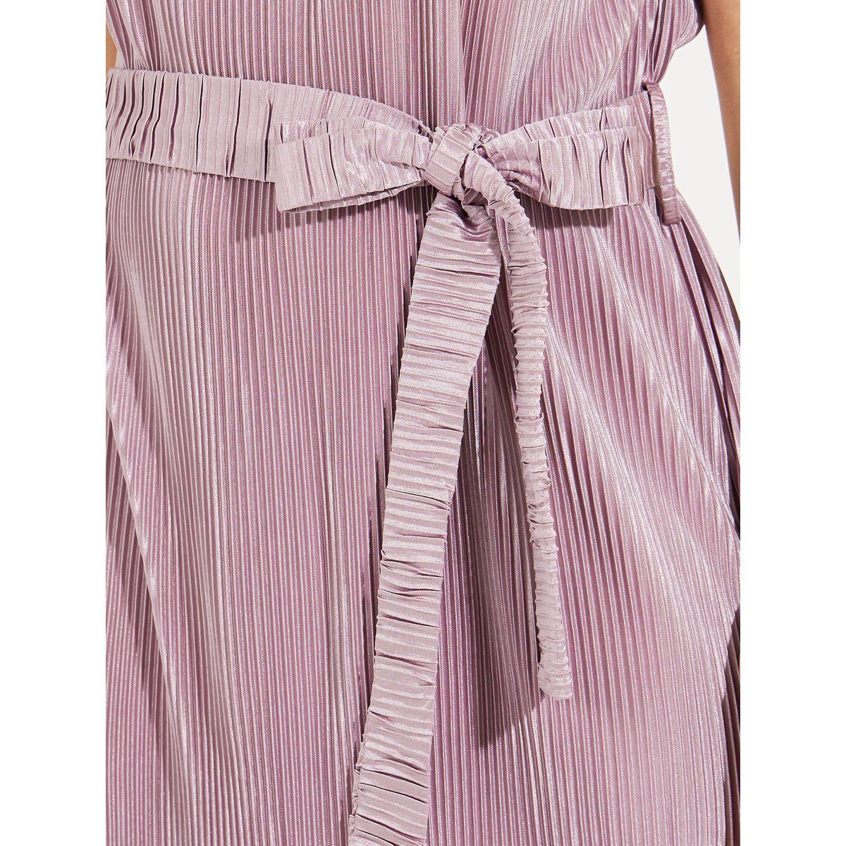 Styli Plisse Cap Sleeves Shift Midi Dress-women-clothing-dresses-image-3