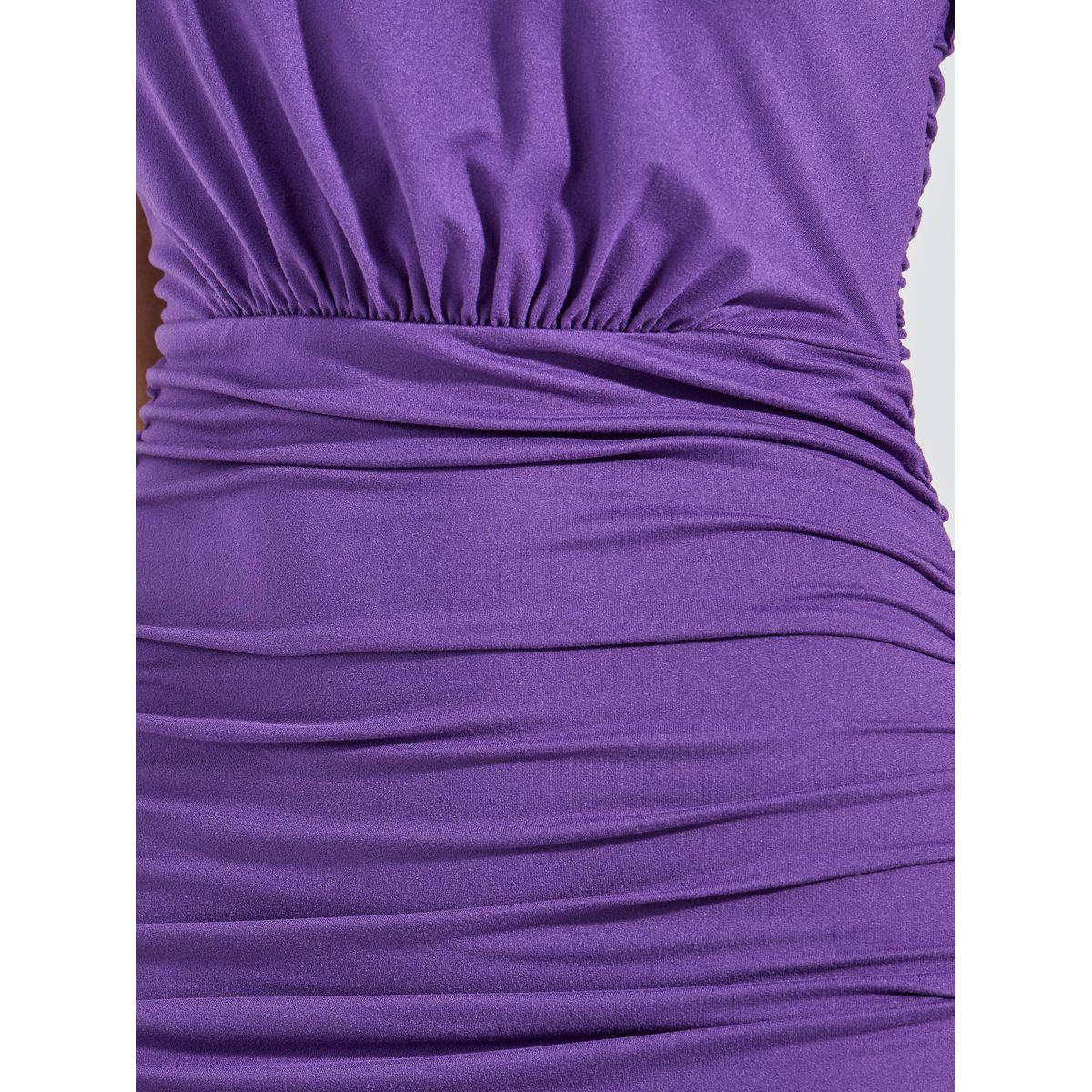 Styli One Shoulder Neck Gathered Bodycon Midi Dress-women-clothing-dresses-image-4